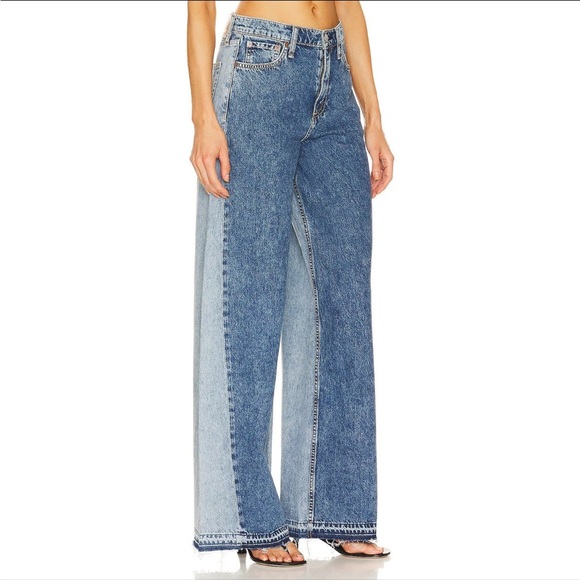 Rag & Bone Sofie Hight Rise Ultra Wide Leg Jeans 24 - Picture 5 of 8